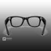 Ray-Ban Wayfarer (Gen 1) Глянцевый Чёрный с Прозрачными Линзами